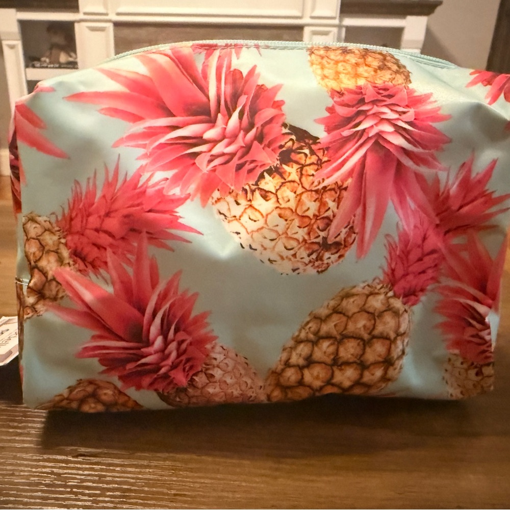Modella Conair Cute tropical pineapple makeup bag #travel #beach NEW